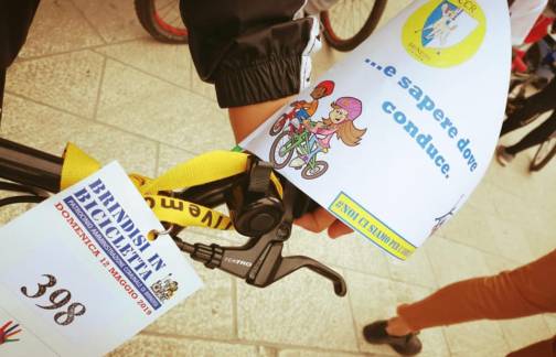 Il CCR e tutti i CSR delle scuole alla storica manifestazione Brindisi in Bicicletta 2019