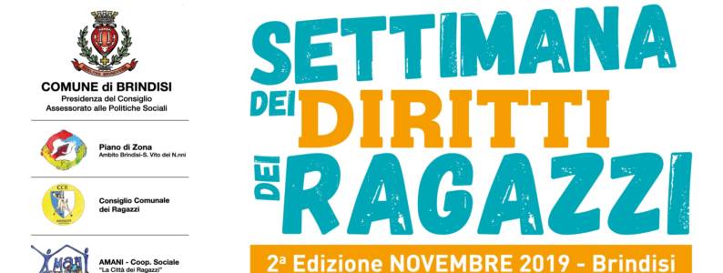 2ª Edizione “Settimana dei Diritti dei Ragazzi” – Novembre 2019